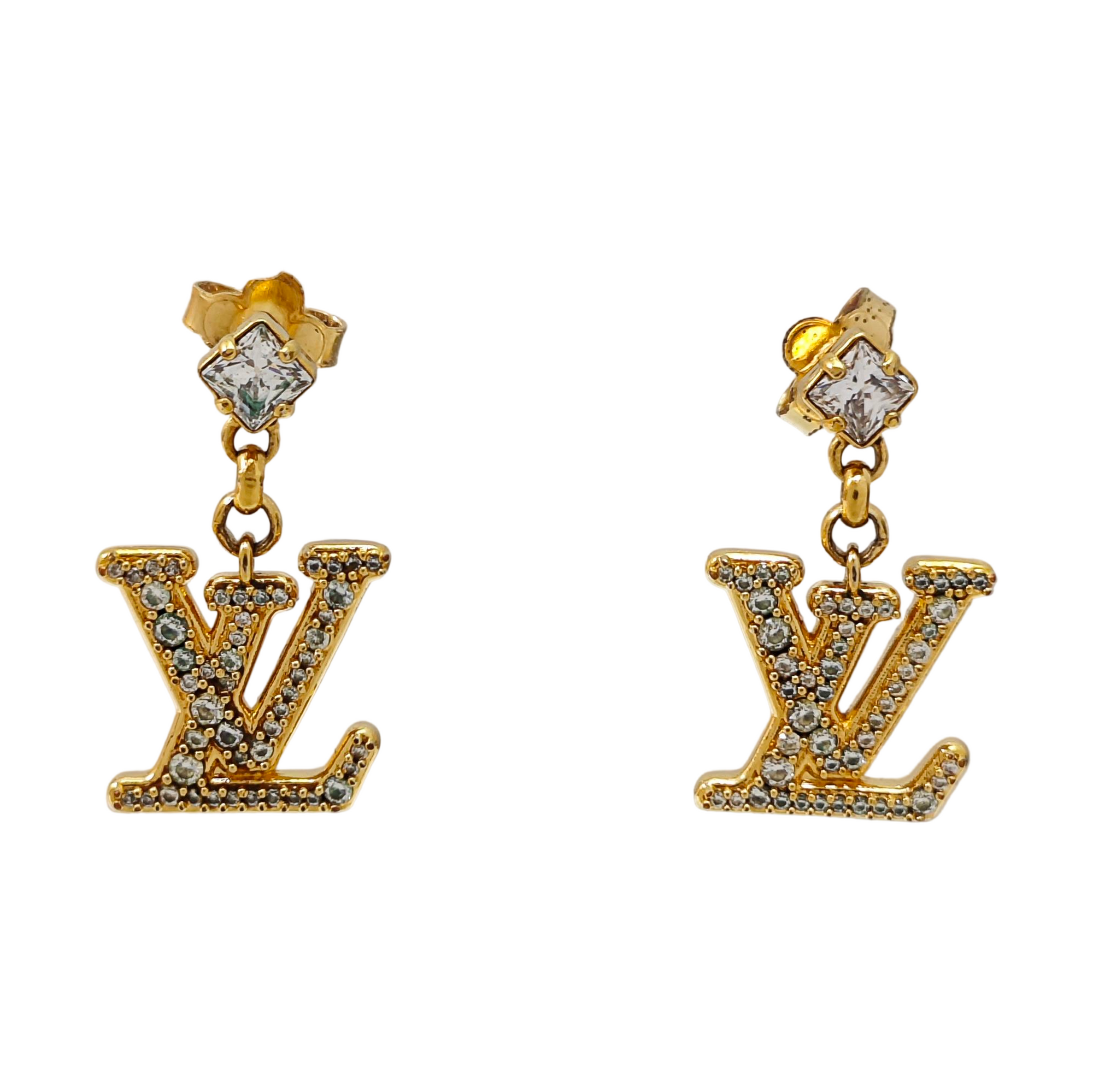 Metal Gold Stud Earrings