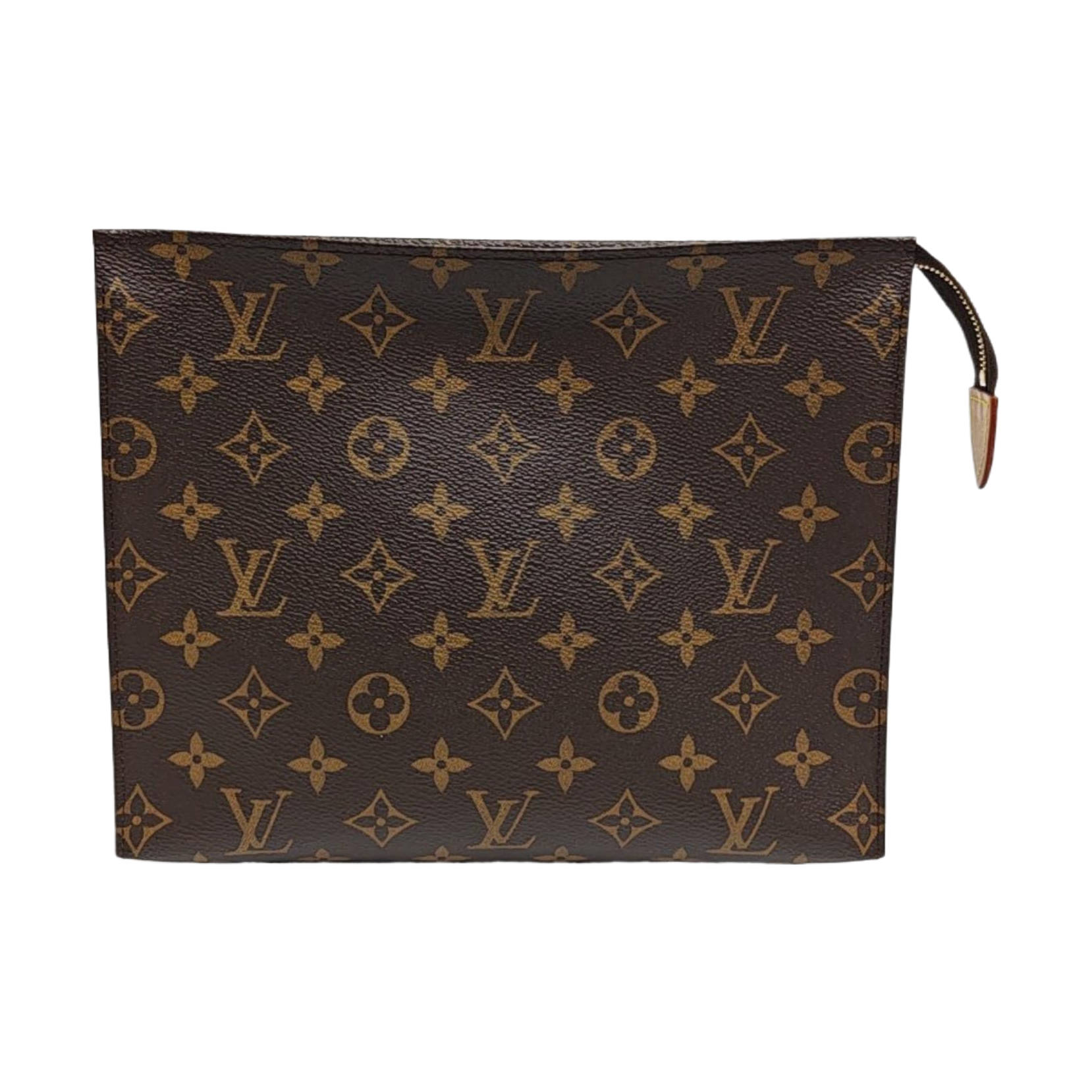 TOILET POCKET 26 Monogram Coated Canvas Brown