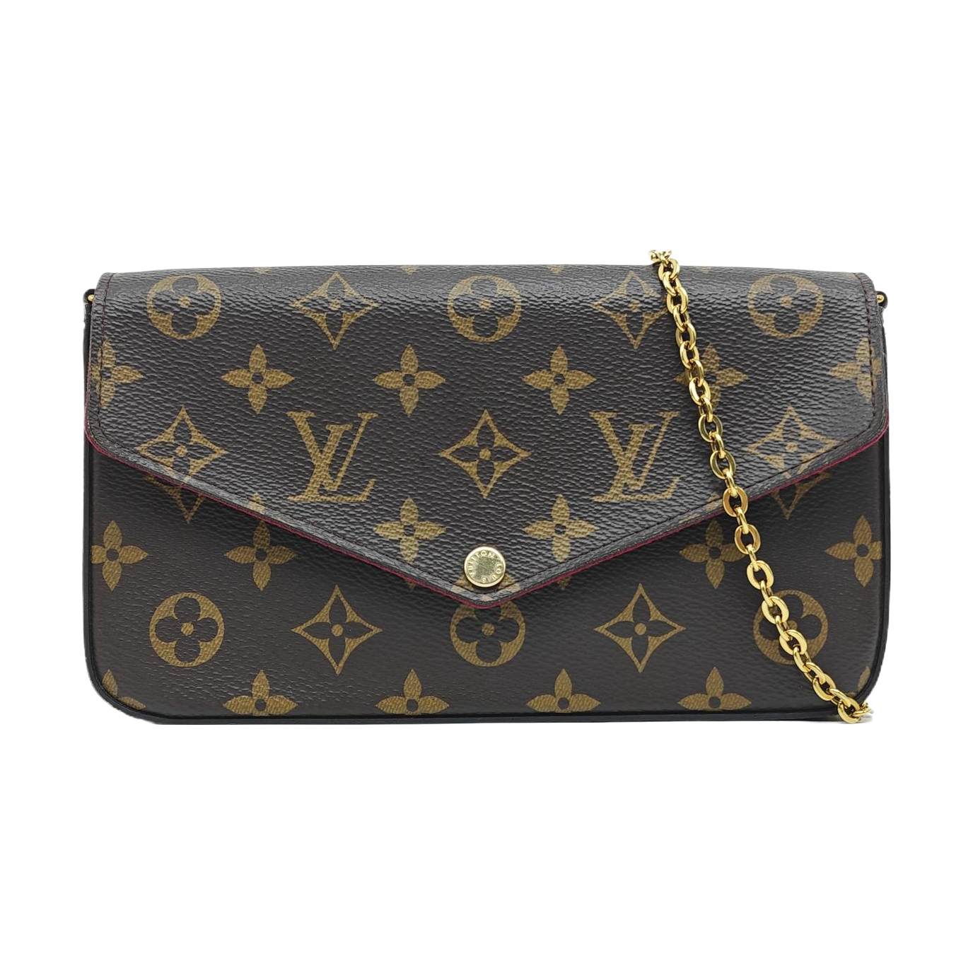 FÉLICIE Monogram Coated Canvas Brown