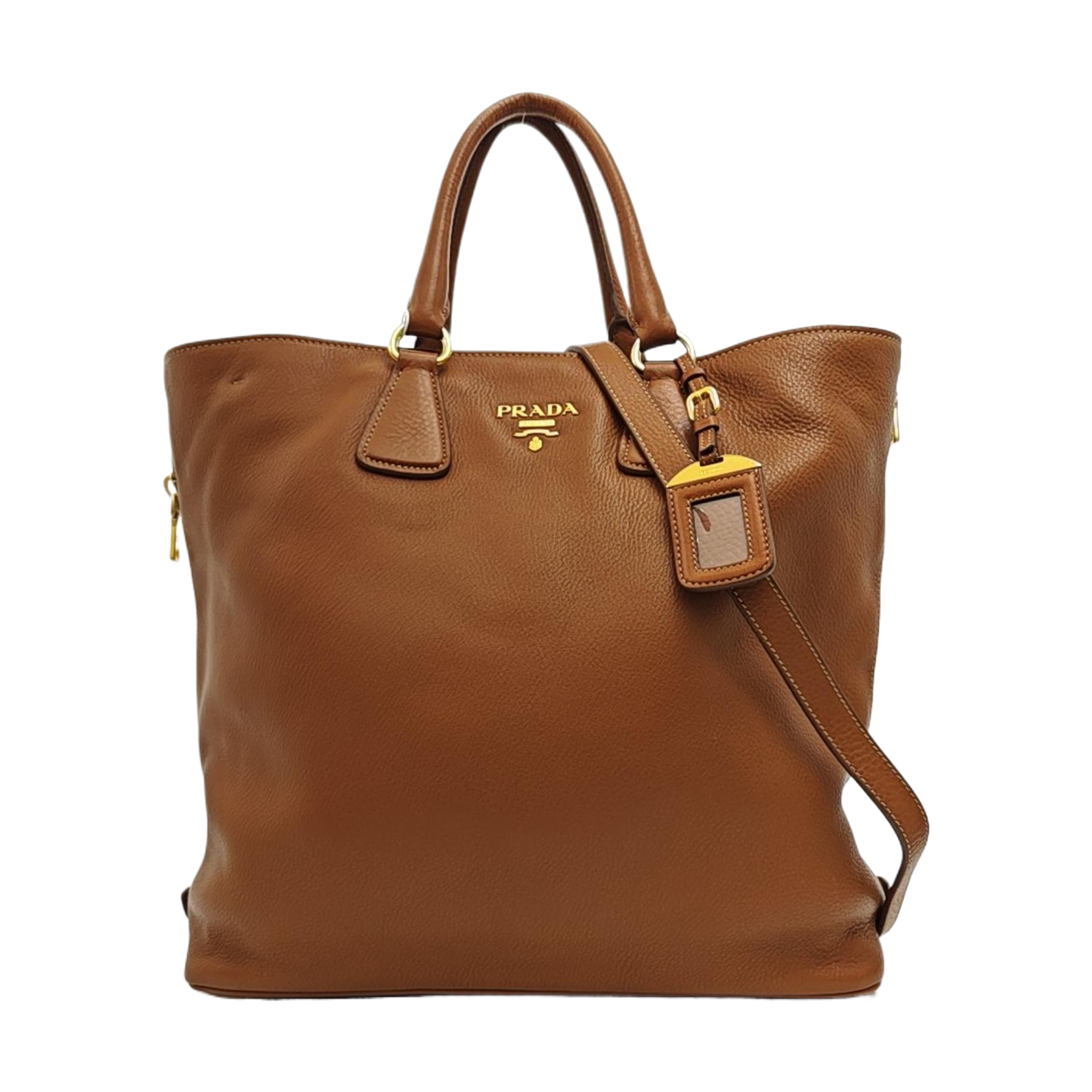 Calfskin Tote Bag Brown