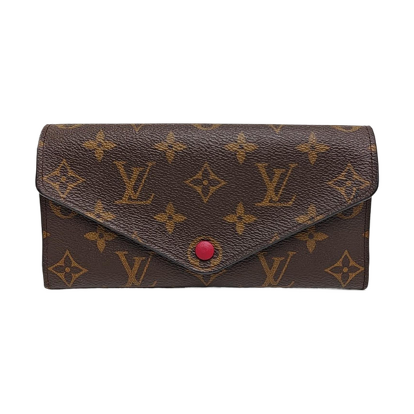 JOSÉPHINE Monogram Coated Canvas Brown Wallet