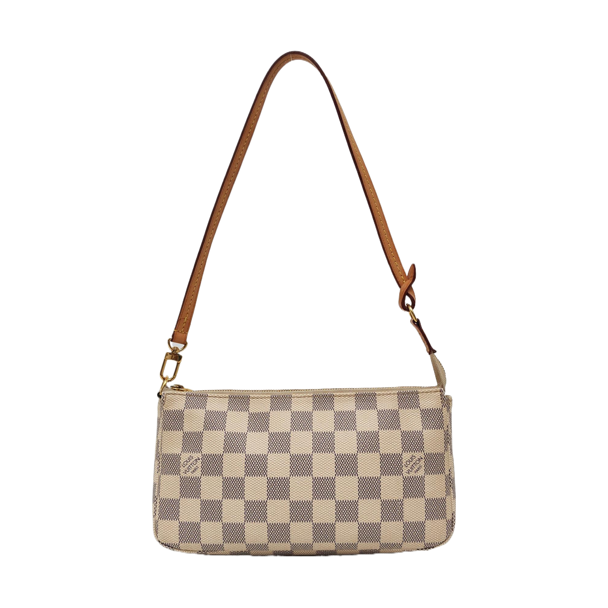ACCESSOIRES GM Damier Azur Coated Canvas White