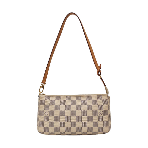 ACCESSOIRES GM Damier Azur Coated Canvas White