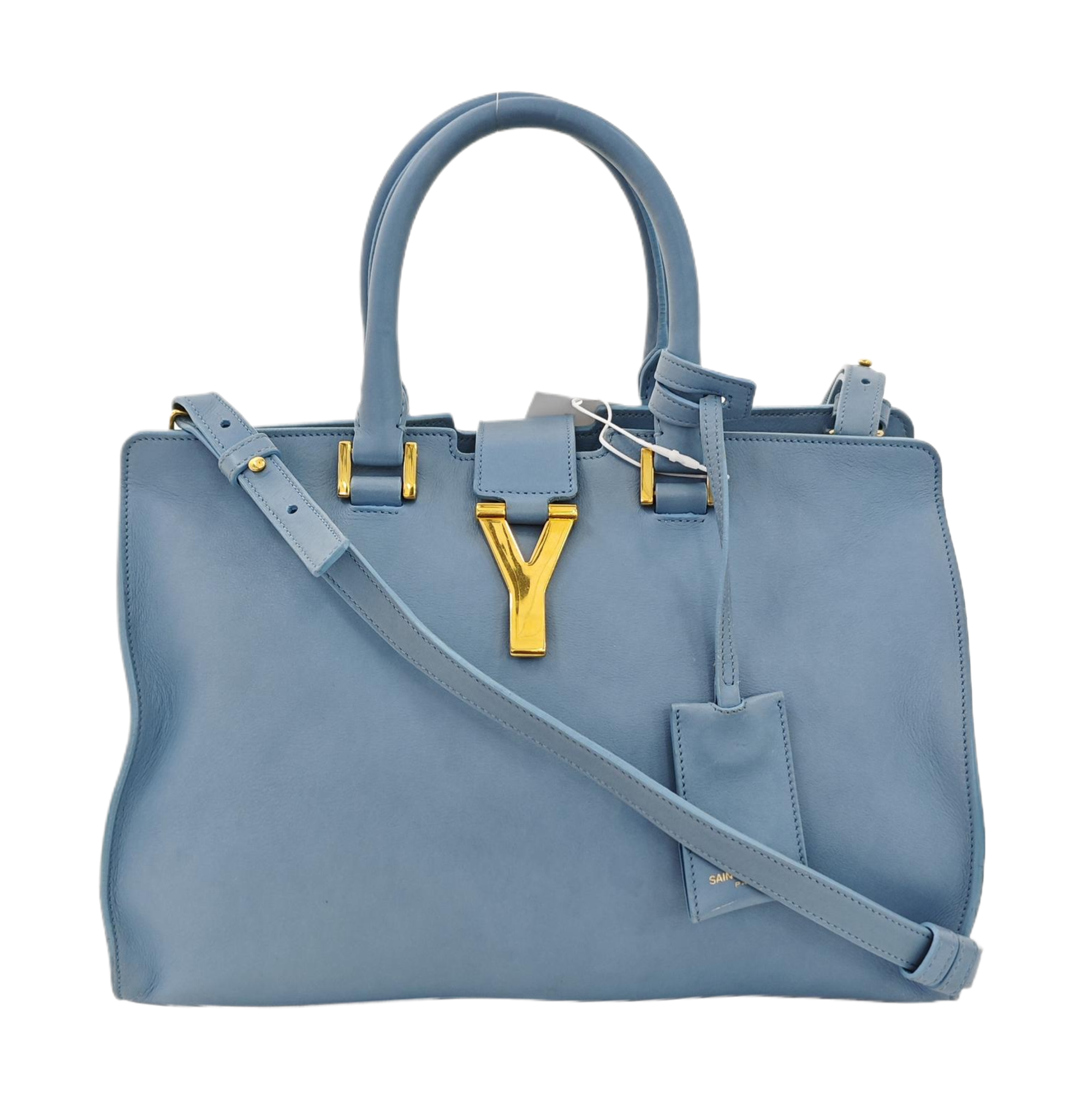 CHYC Y LIGNE Small Calfskin Blue