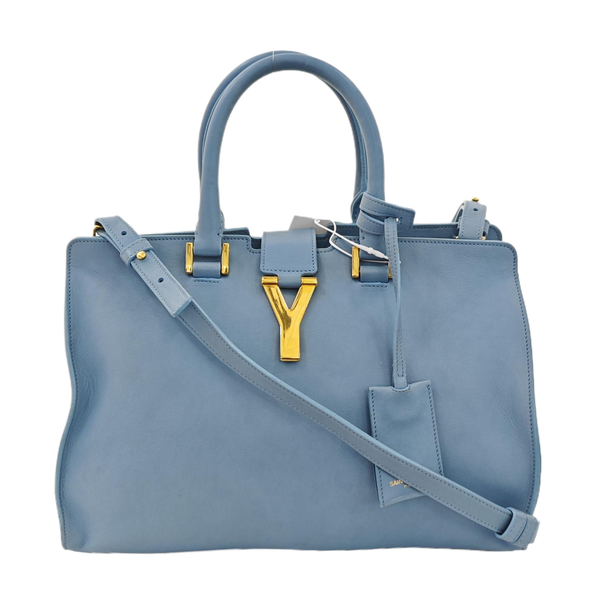 CHYC Y LIGNE Small Calfskin Blue