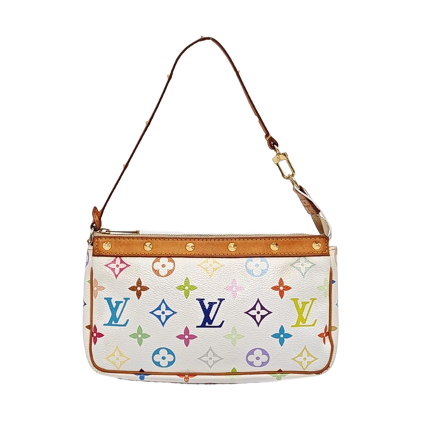 LV × TM ACCESSOIRES Monogram Coated Canvas White