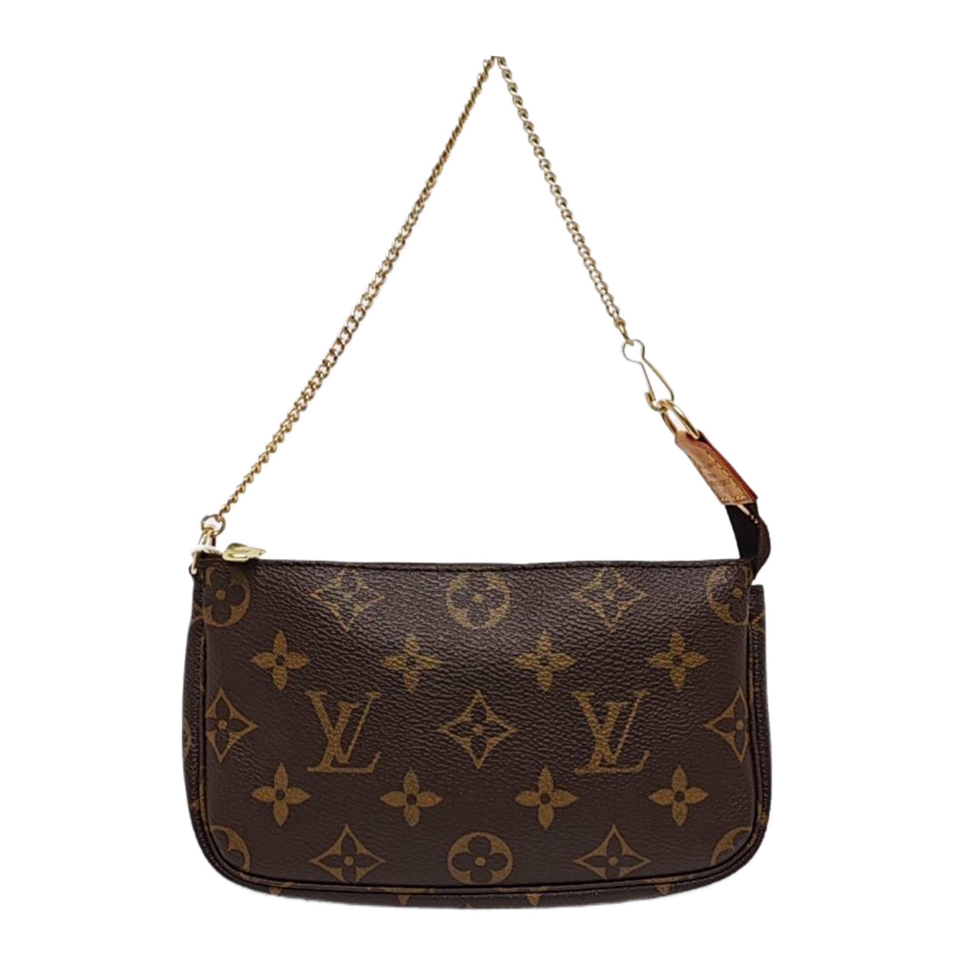 ACCESSOIRES MM Monogram Coated Canvas Brown