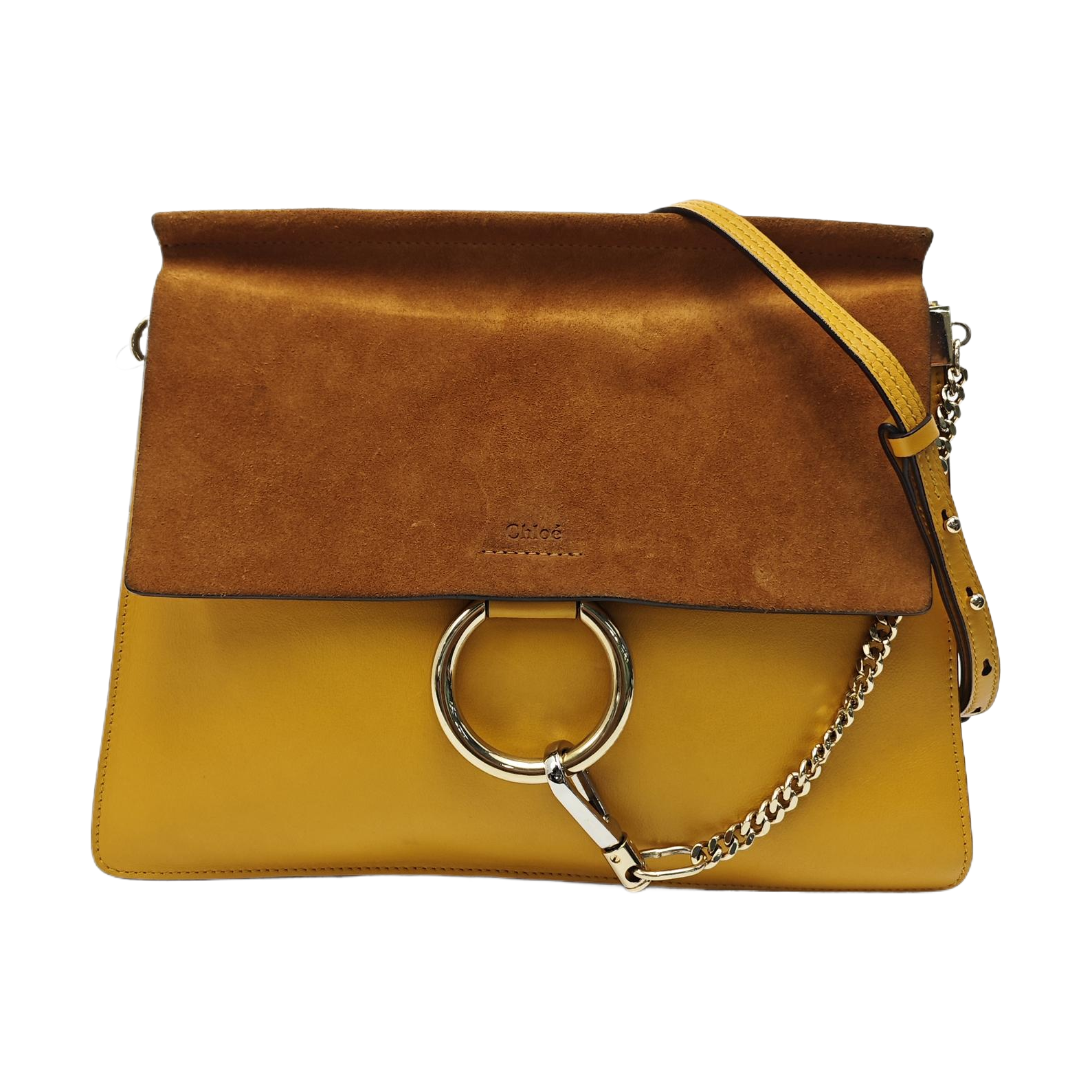 Faye Medium Calfskin Yellow