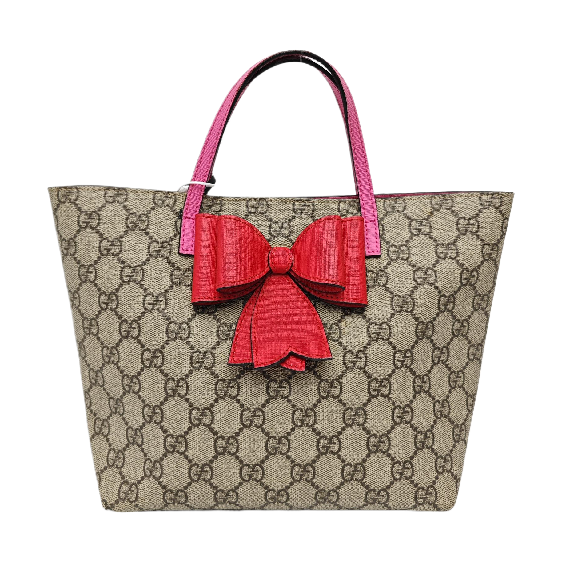 Children’s GG Bucket Monogram Coated Canvas Beige