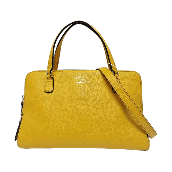 Calfskin Tote Bag Yellow