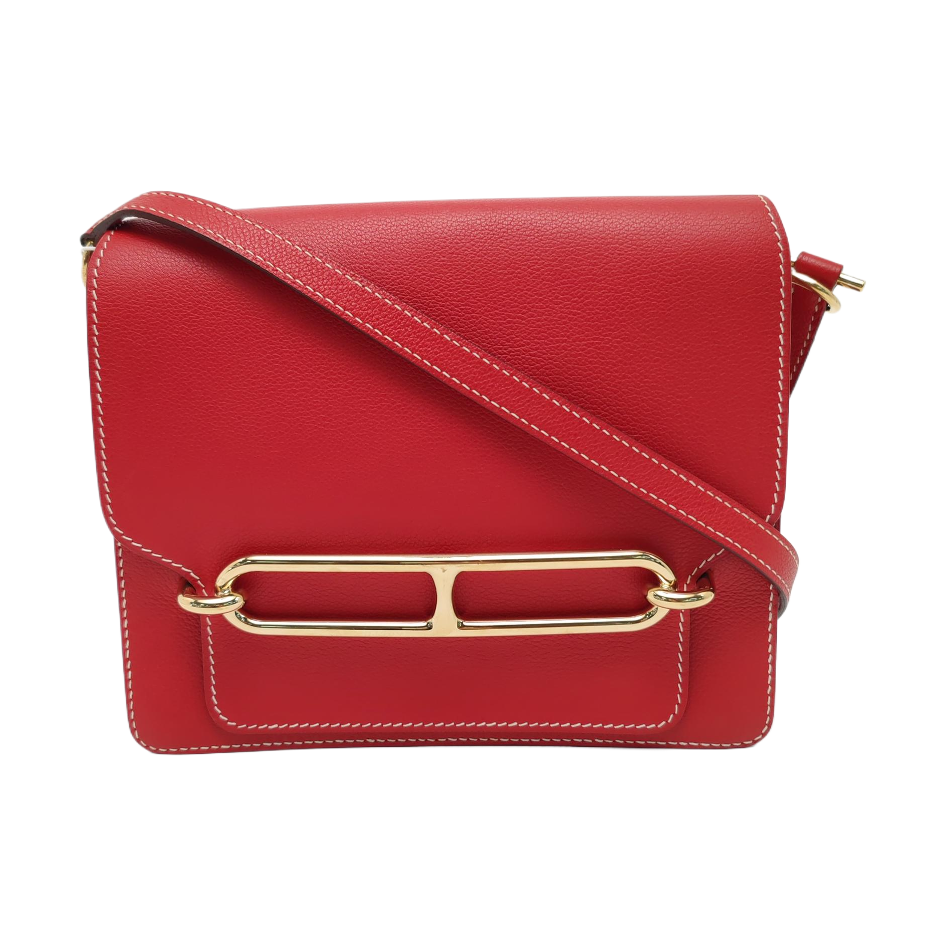 Authenticated pre-owned  Roulis Small Evercolor Red - Shoulder Bag at Looply