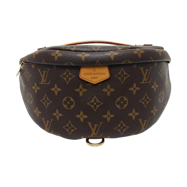 BUMBAG Monogram Coated Canvas Brown