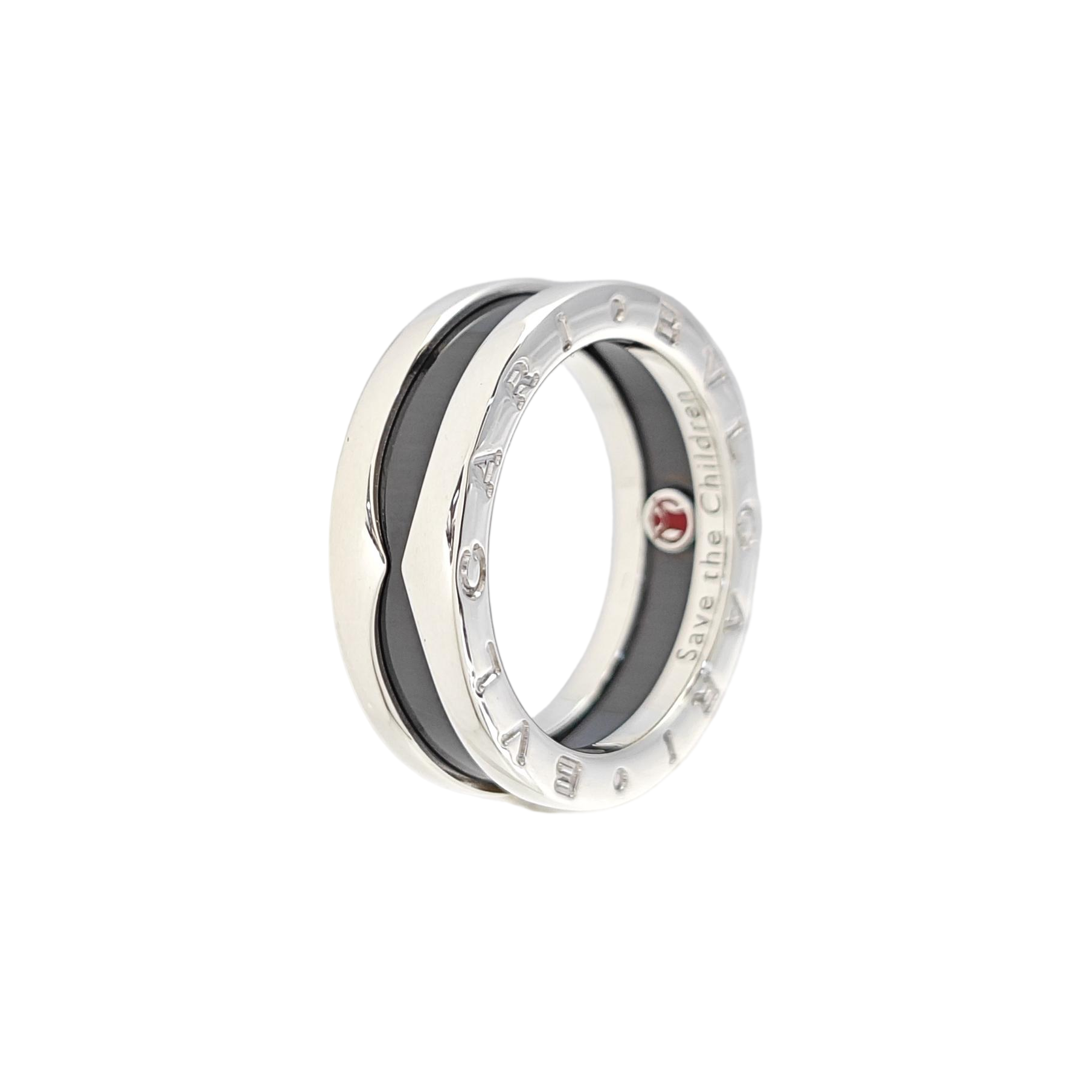 B.ZERO1 925 Sterling Silver Ring EU 54