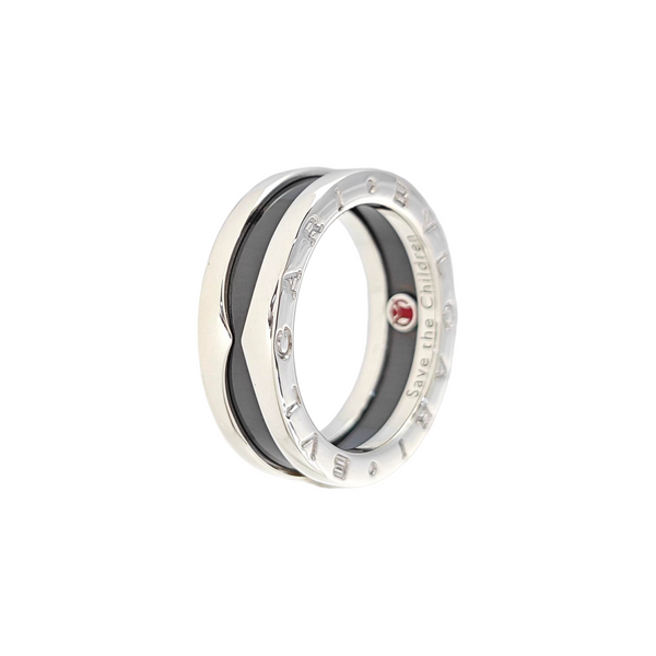 B.ZERO1 925 Sterling Silver Ring EU 54
