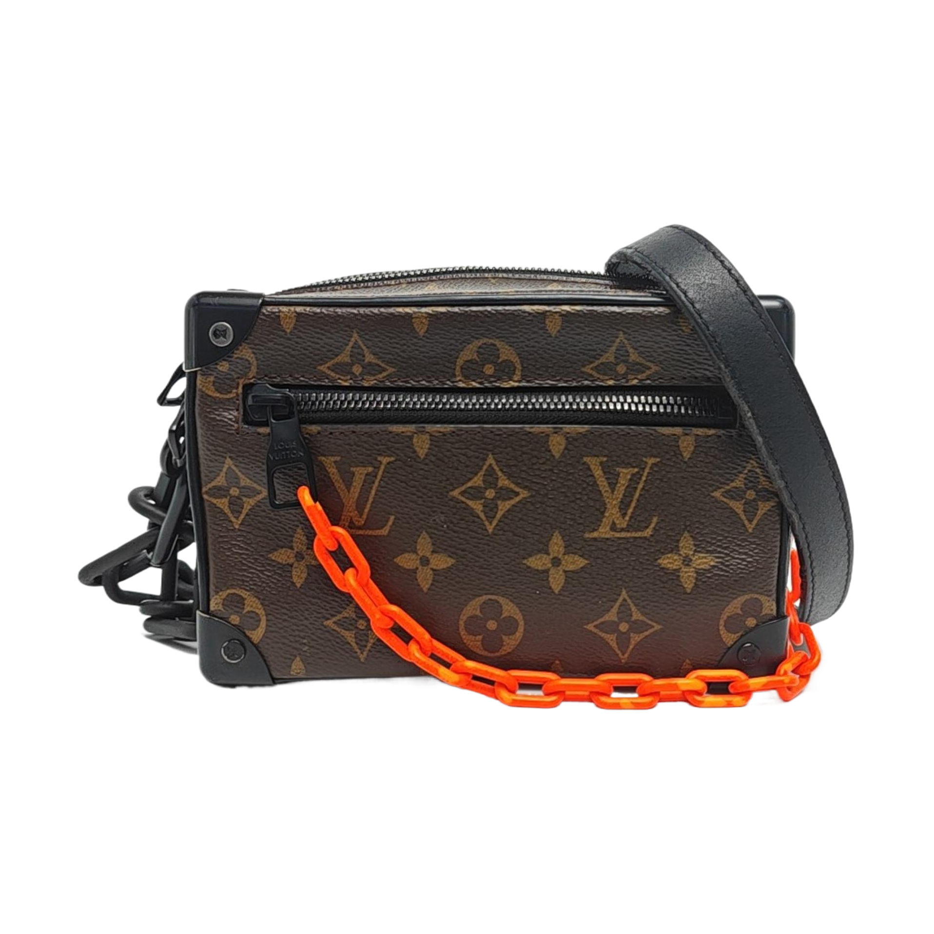 SOFT TRUNK Mini Monogram Coated Canvas Brown