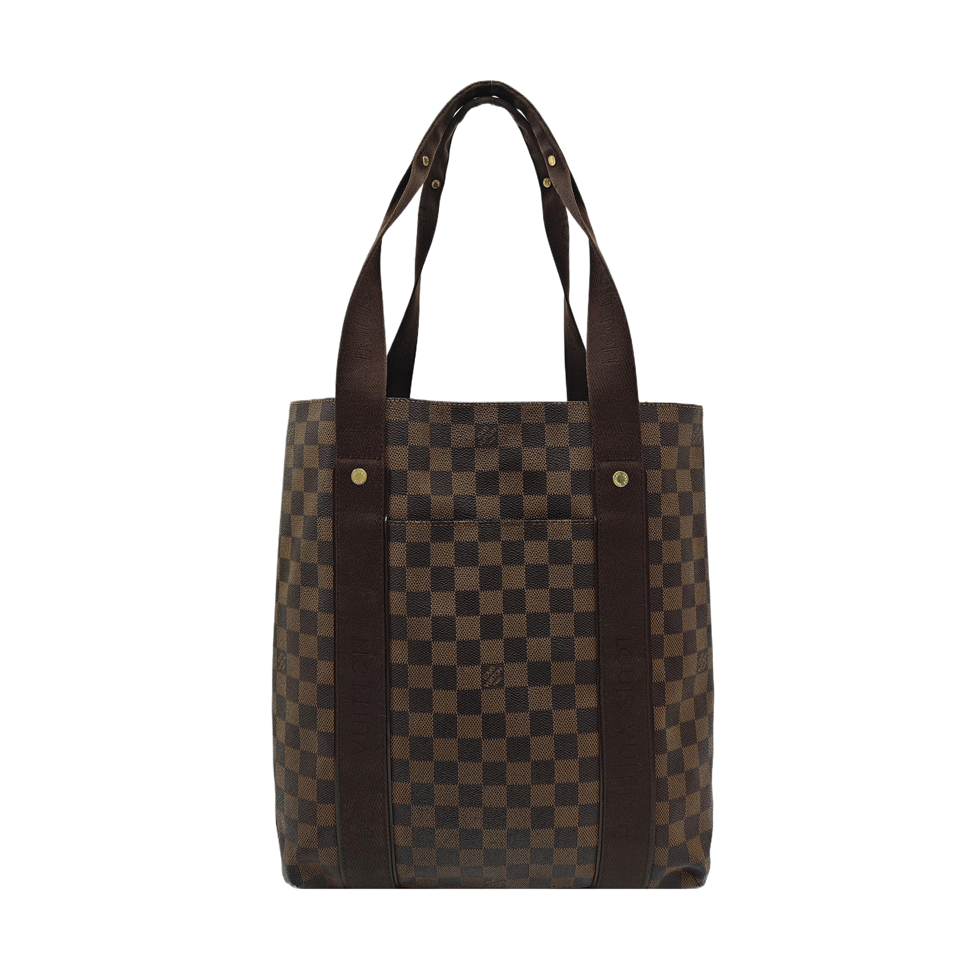 VINTAGE BEAUBOURG Damier Ebene Coated Canvas Brown