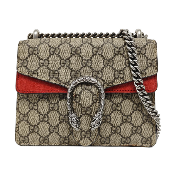 Dionysus Mini Monogram Coated Canvas Beige