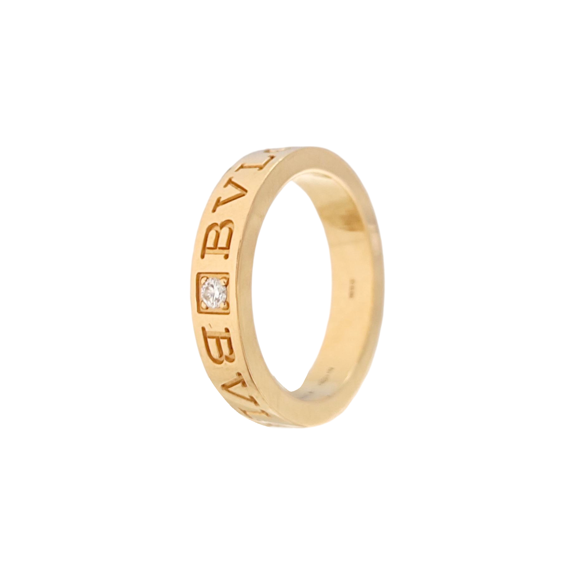 B.ZERO1 18k Rose Gold Ring EU 53