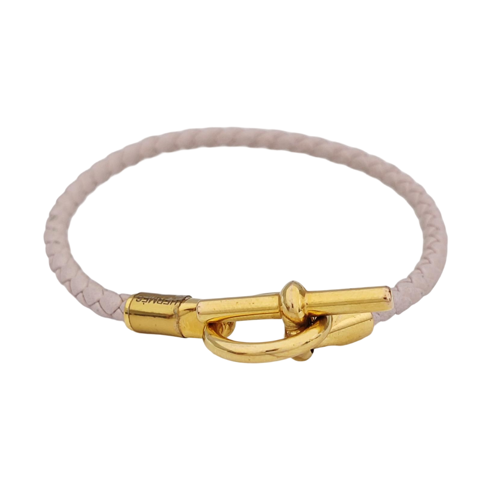 Leather Pink Bangle