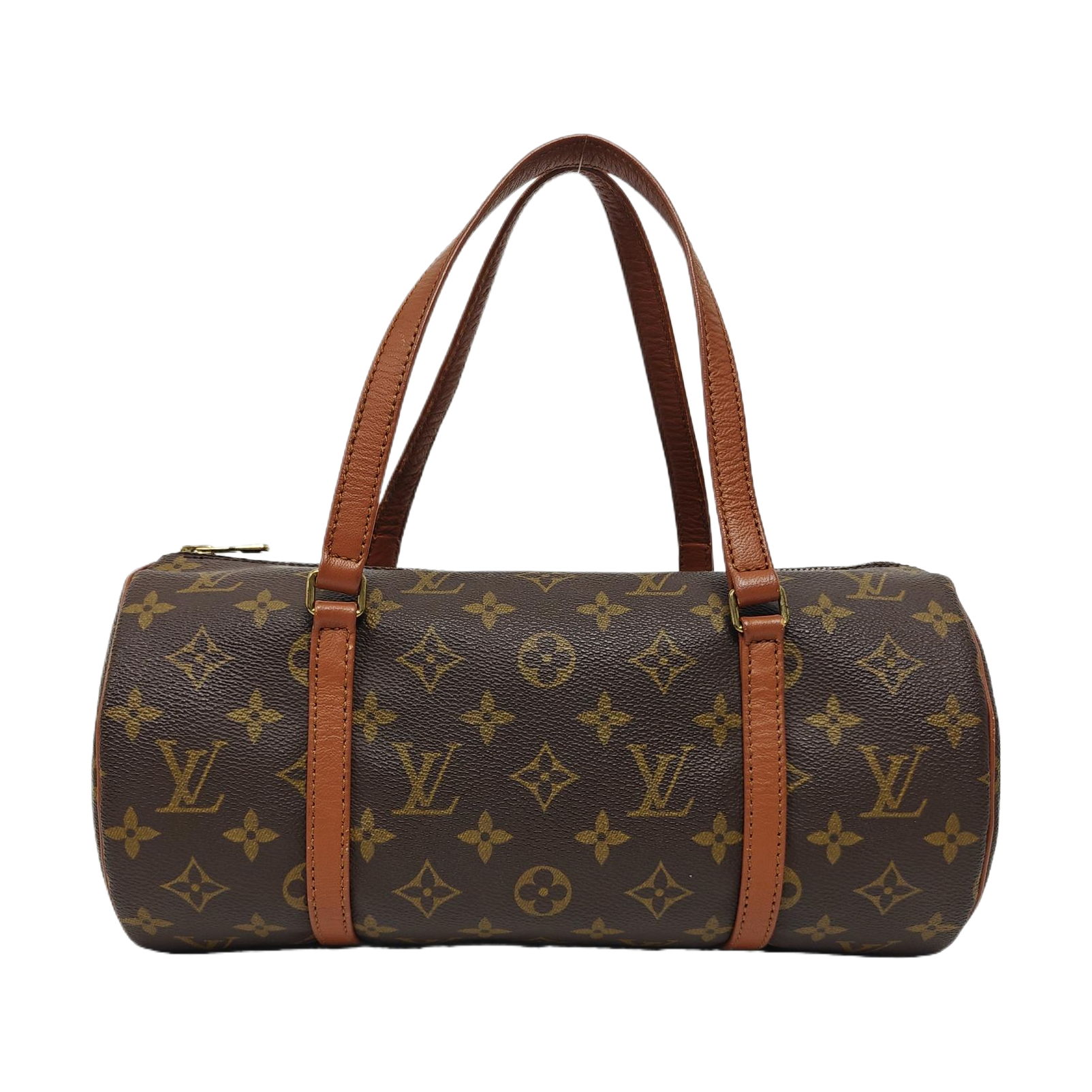 PAPILLON 30 Monogram Coated Canvas Brown