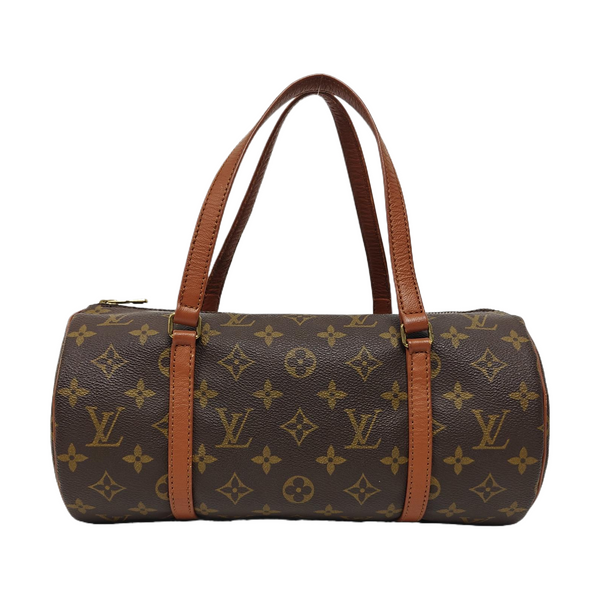PAPILLON 30 Monogram Coated Canvas Brown
