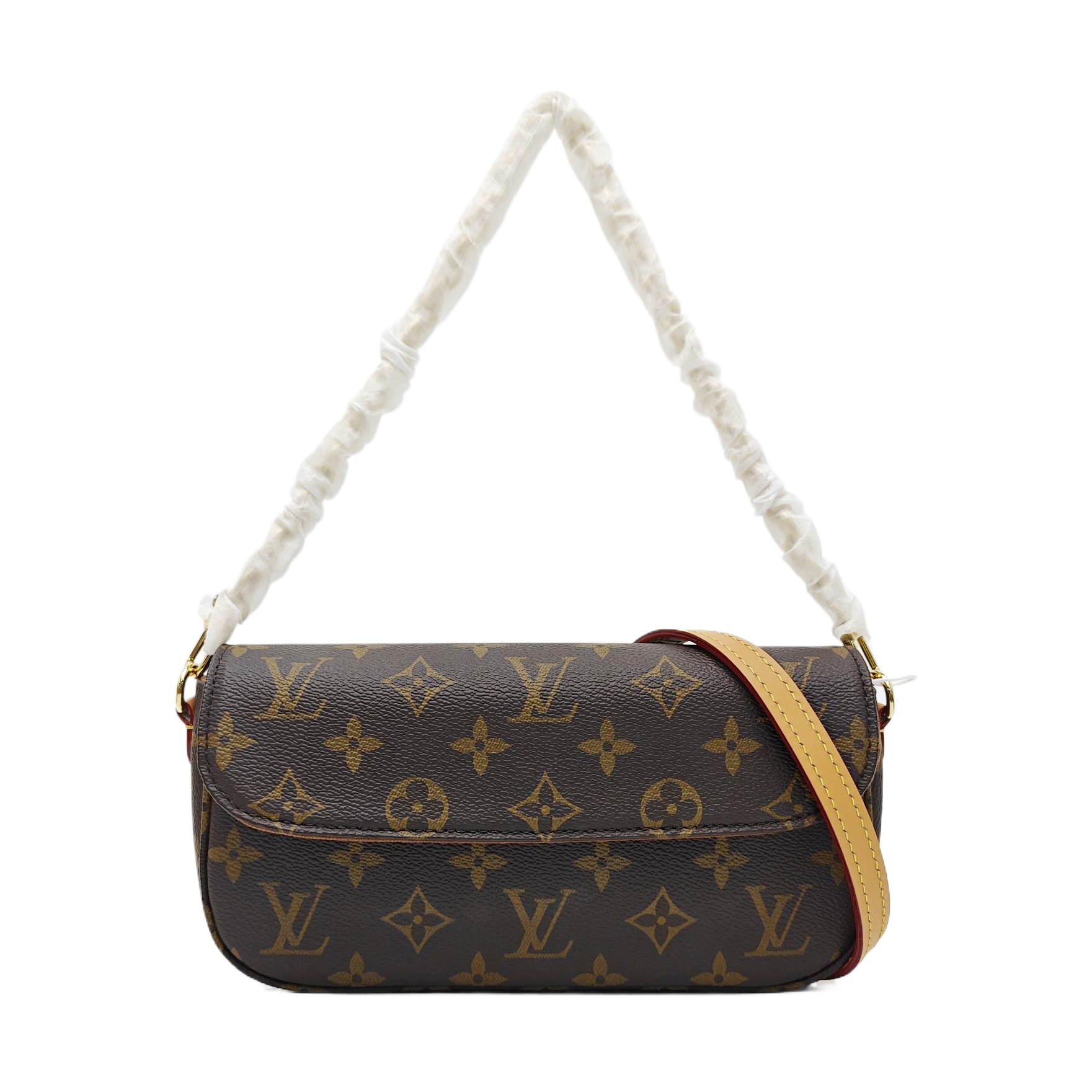 IVY Monogram Coated Canvas Brown