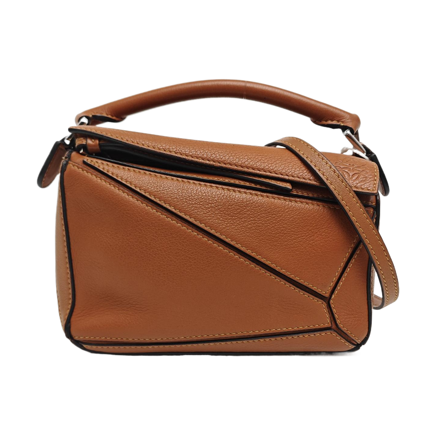 Puzzle Mini Calfskin Brown
