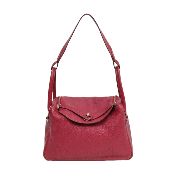 Authenticated pre-owned  Lindy 30 Clemence Red - Shoulder Bag at Looply