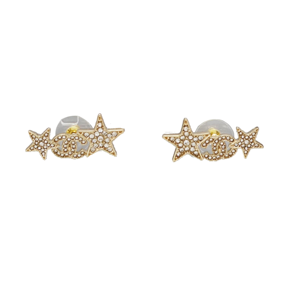 Metal Gold Stud Earrings