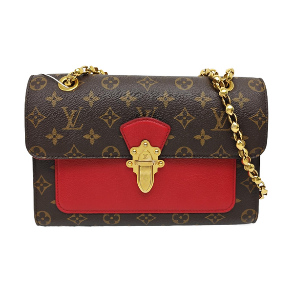 VICTOIRE Monogram Coated Canvas Brown