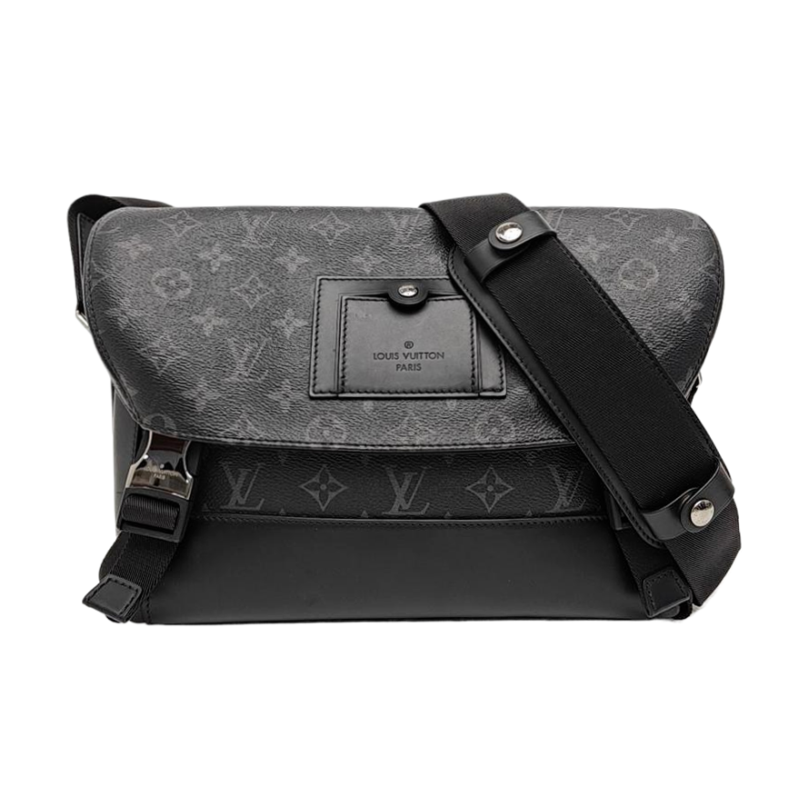 VOYAGER PM Monogram Coated Canvas Black