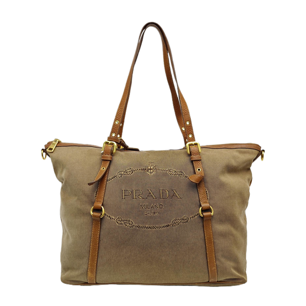 Canvas Tote Bag Brown