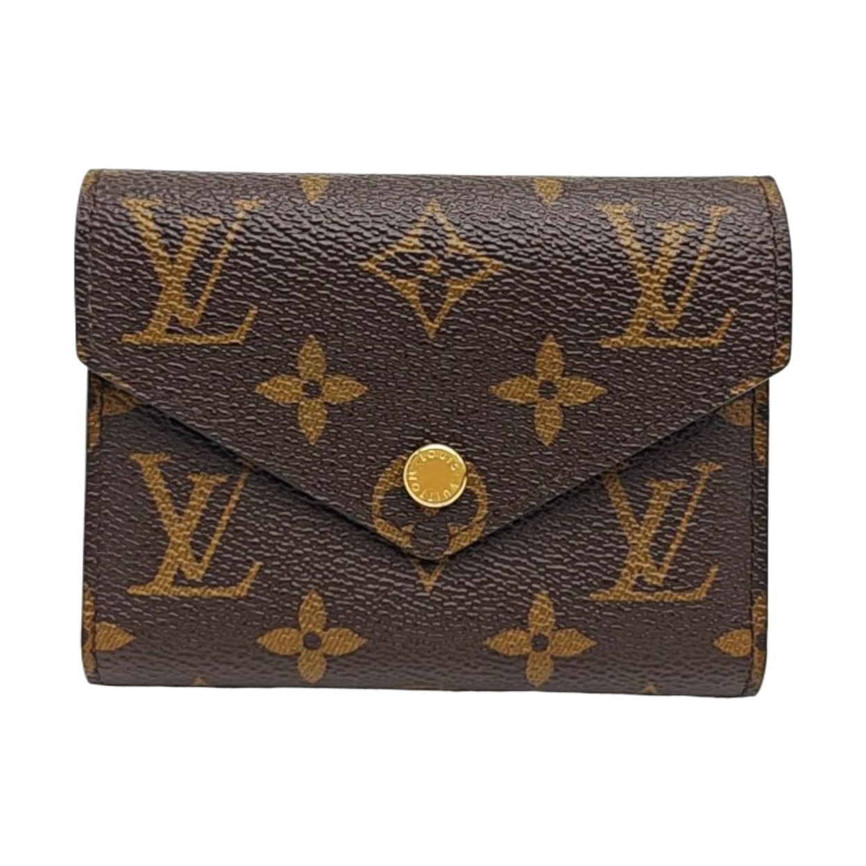 VICTORINE Monogram Coated Canvas Brown Wallet