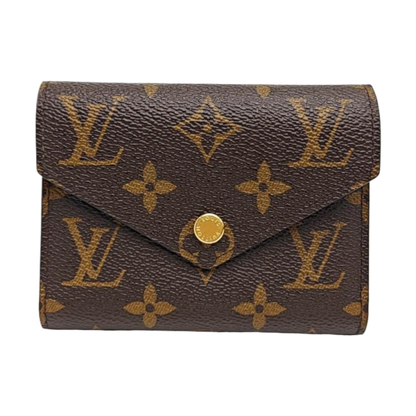 VICTORINE Monogram Coated Canvas Brown Wallet