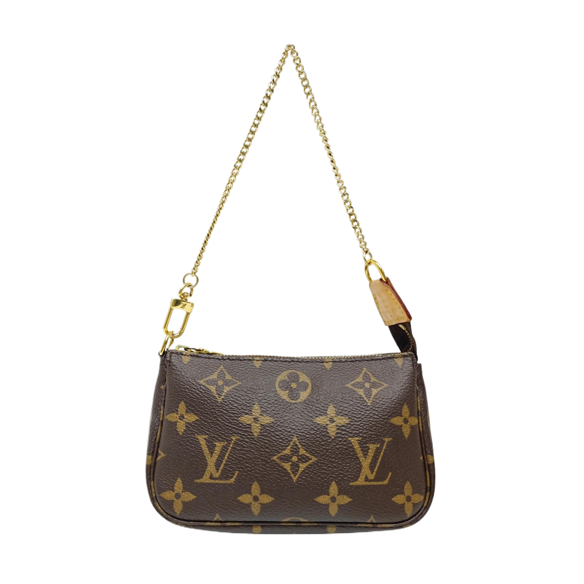 ACCESSOIRES Mini Monogram Coated Canvas Brown