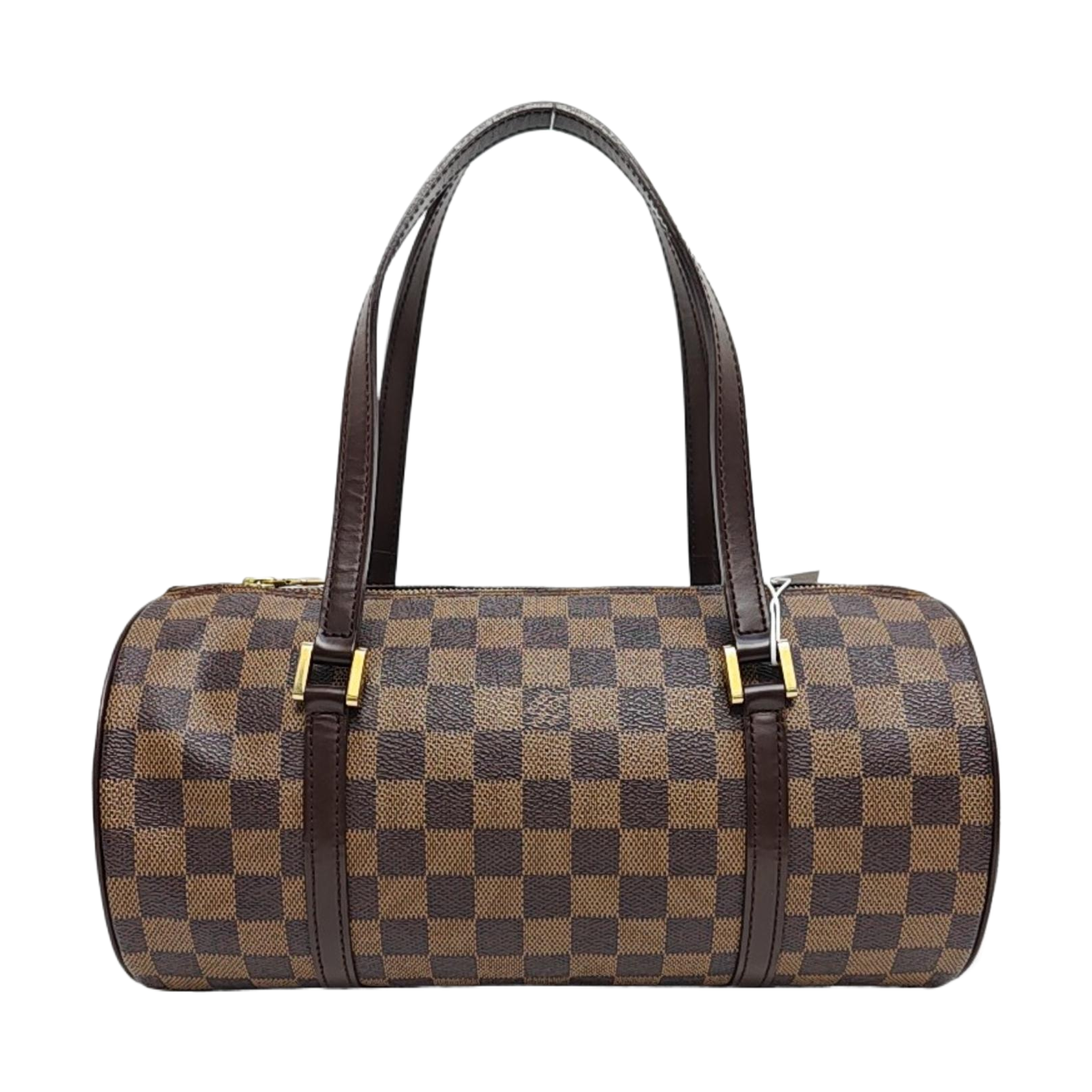 PAPILLON 30 Damier Ebene Coated Canvas Brown