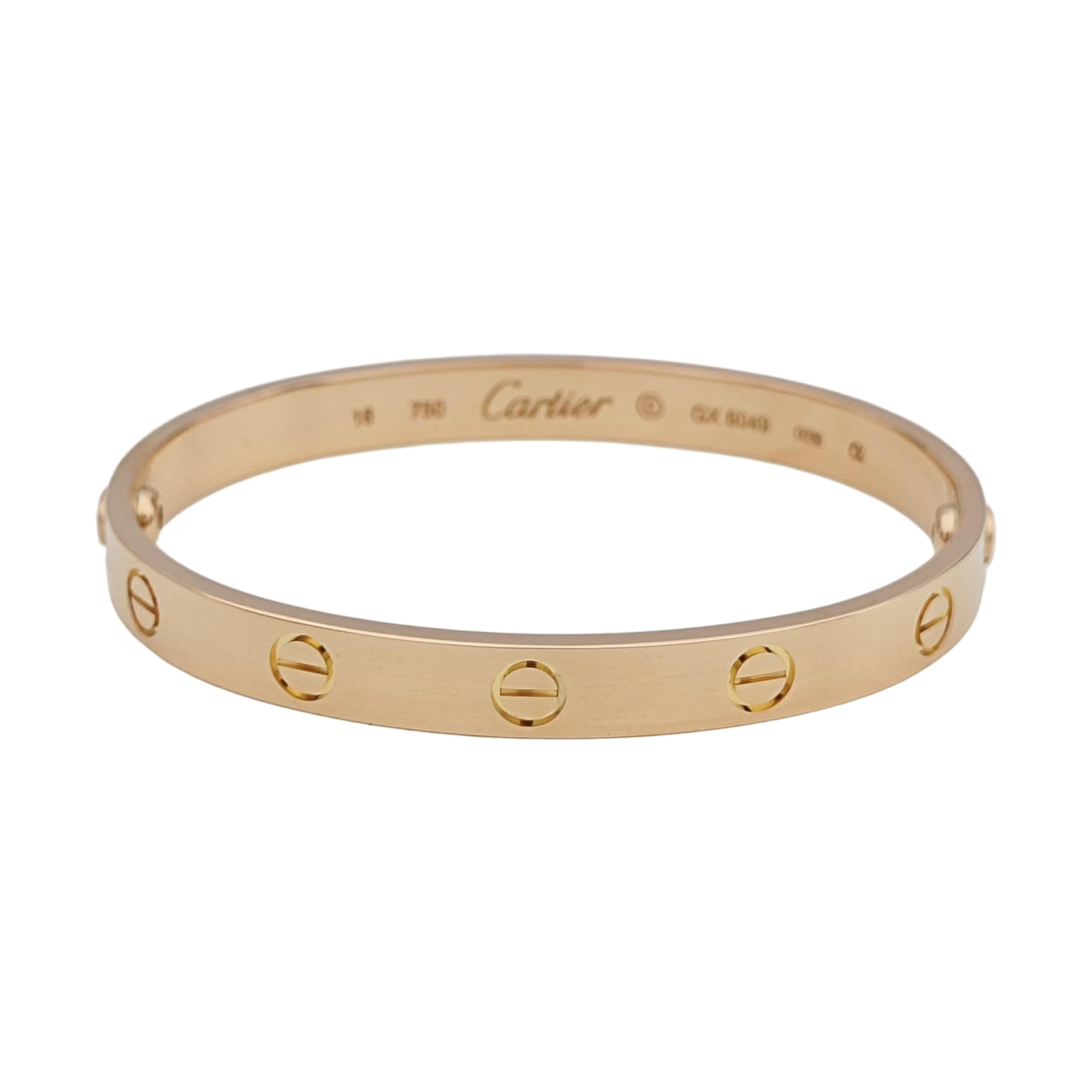 LOVE 18k Rose Gold Bangle