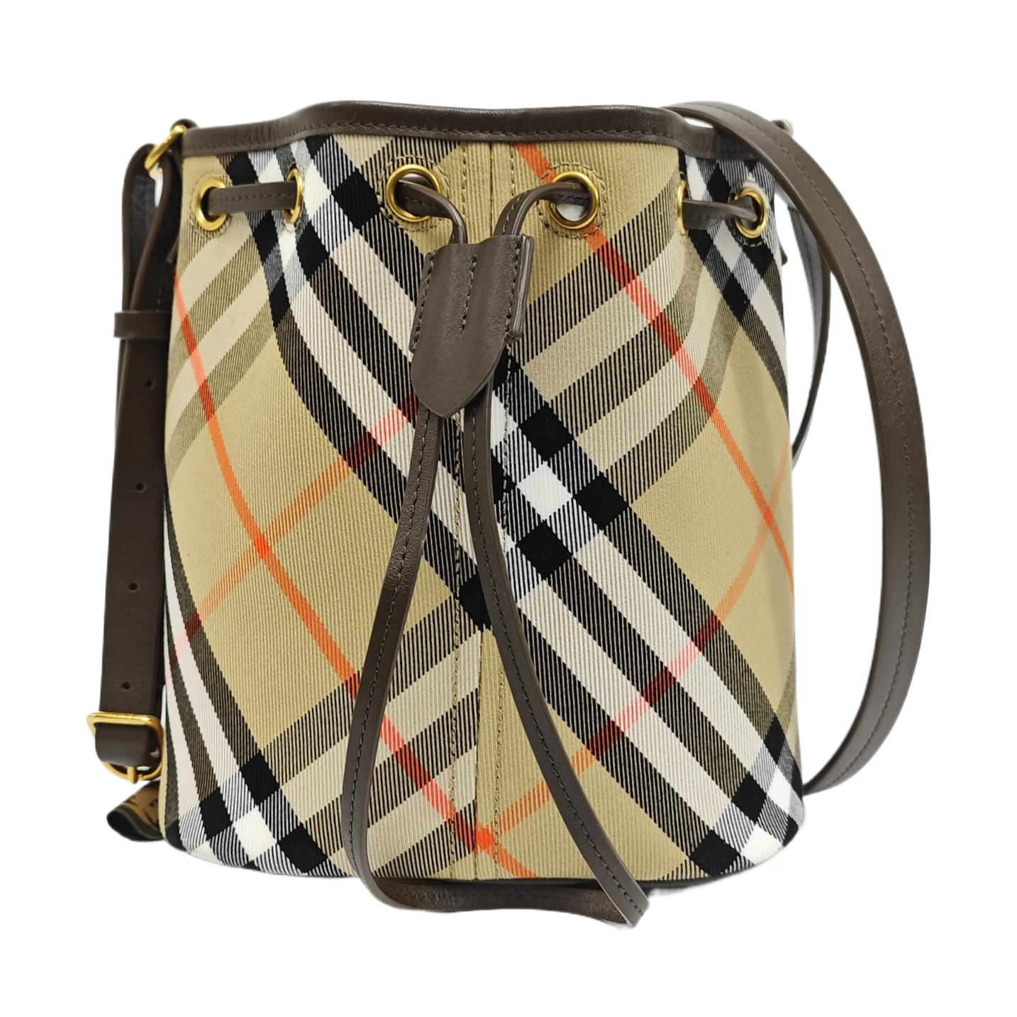 Canvas Bucket Bag Mini Beige