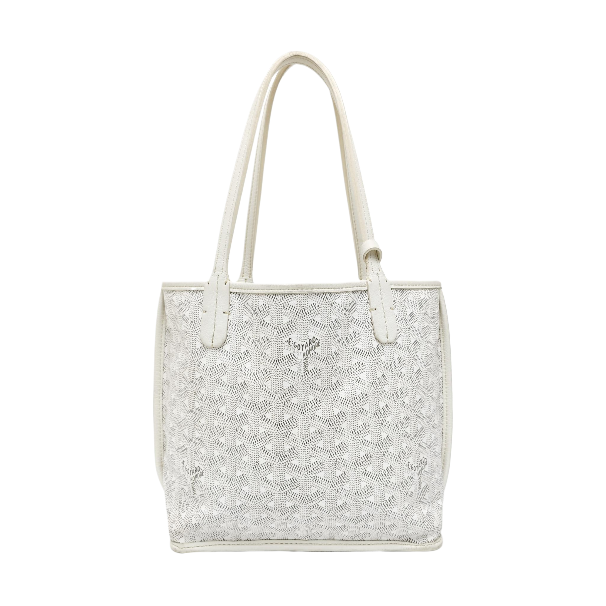 Anjou Mini Coated Canvas White