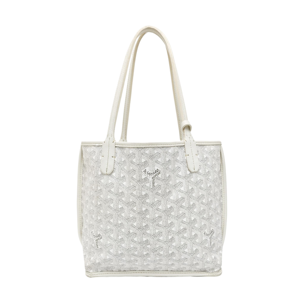 Anjou Mini Coated Canvas White