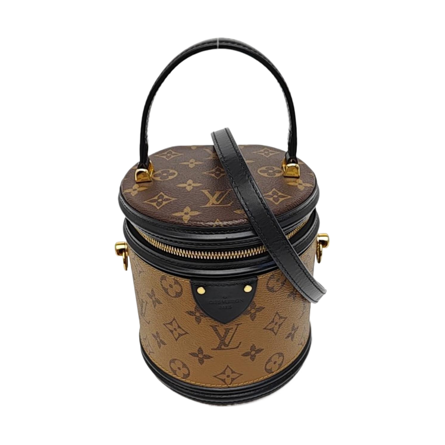 CANNES PM Monogram Coated Canvas Brown