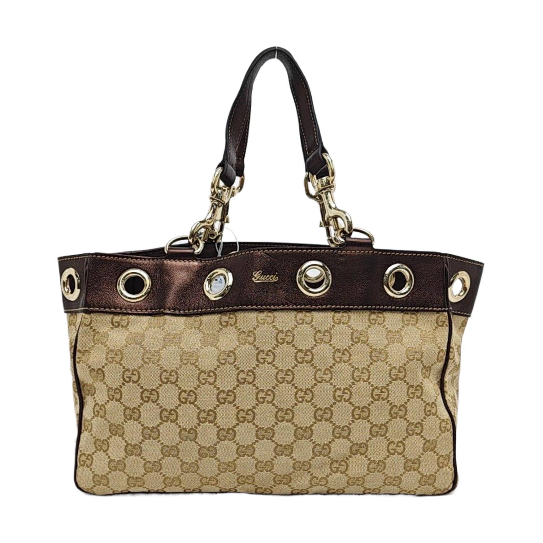 Positano Monogram Canvas Brown