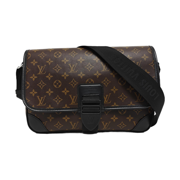 ARCHY MM Monogram Coated Canvas Brown