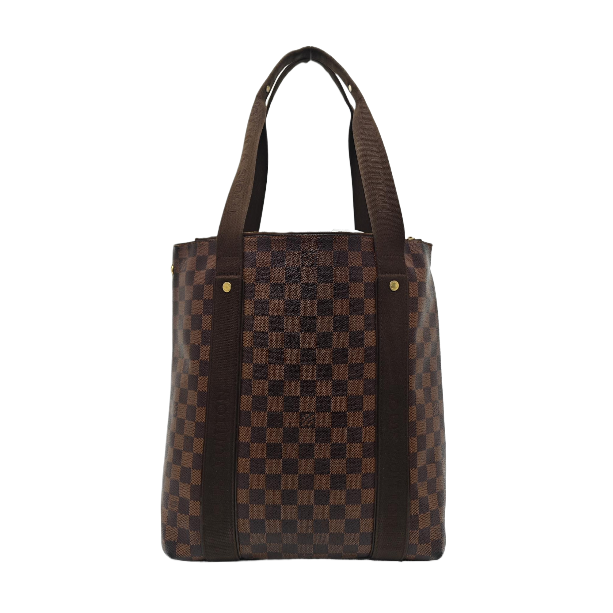 VINTAGE BEAUBOURG Damier Ebene Coated Canvas Brown