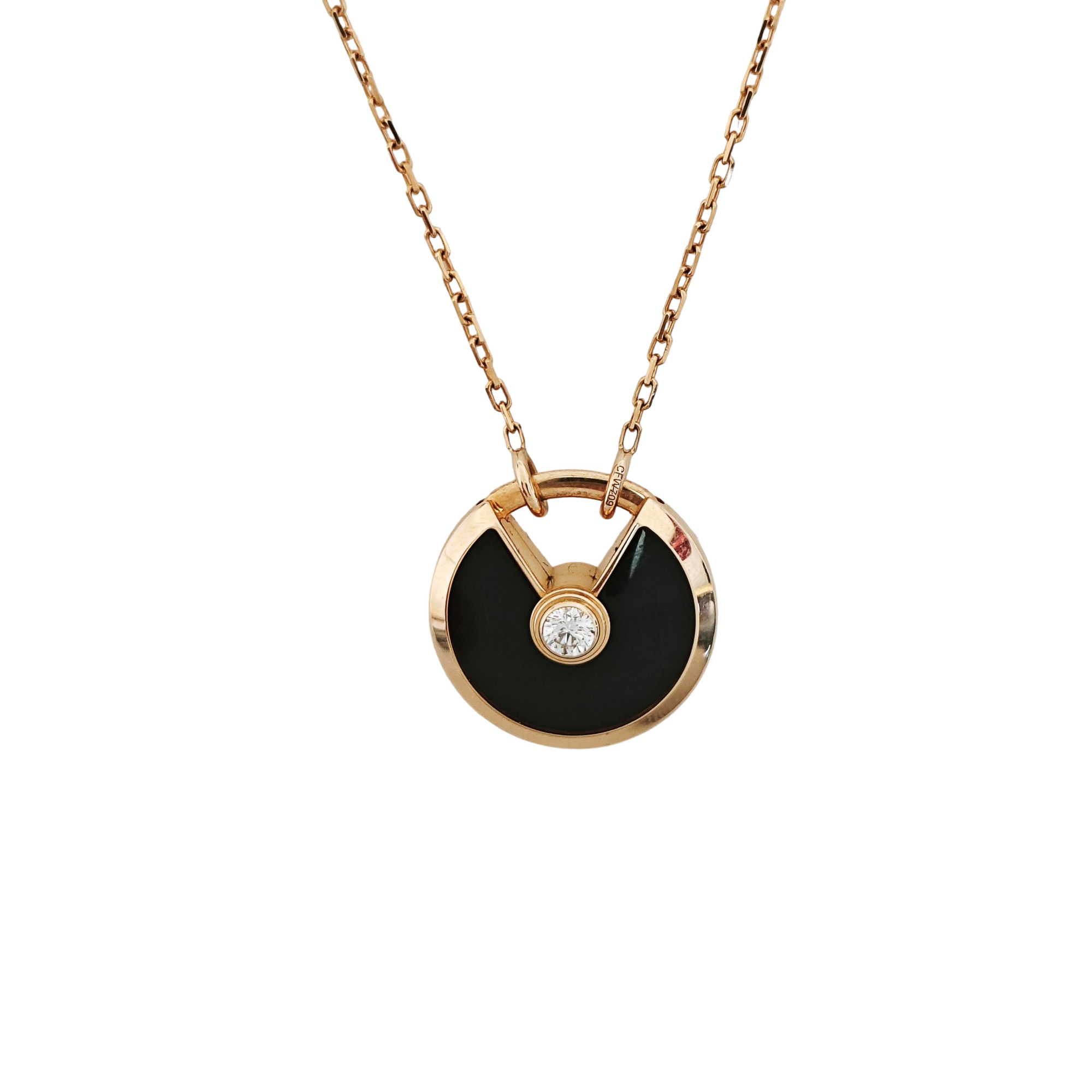 AMULETTE DE CARTIER 18k Rose Gold Necklace