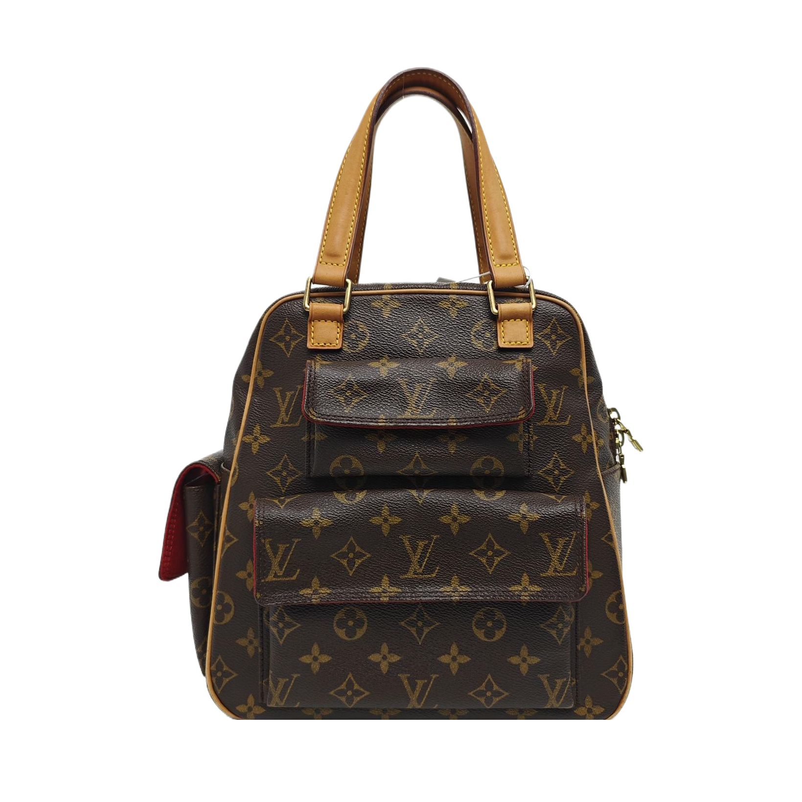 EXCENTRI-CITE Monogram Coated Canvas Brown