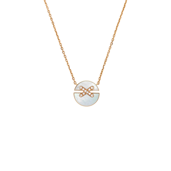 Jeux De Liens 18k Rose Gold Necklace