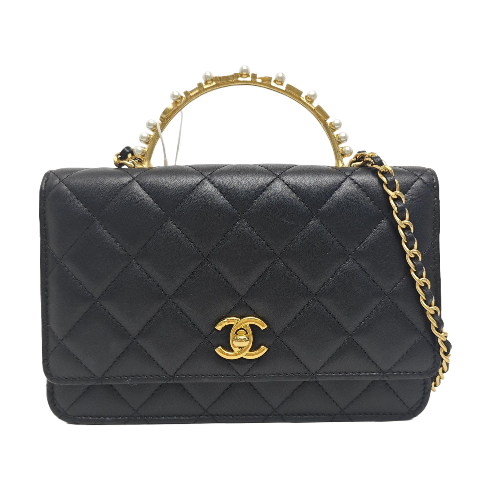 WOC Quilted Lambskin Black