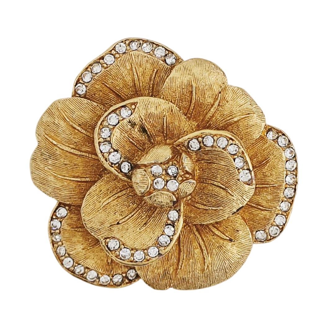 Metal Gold Brooch