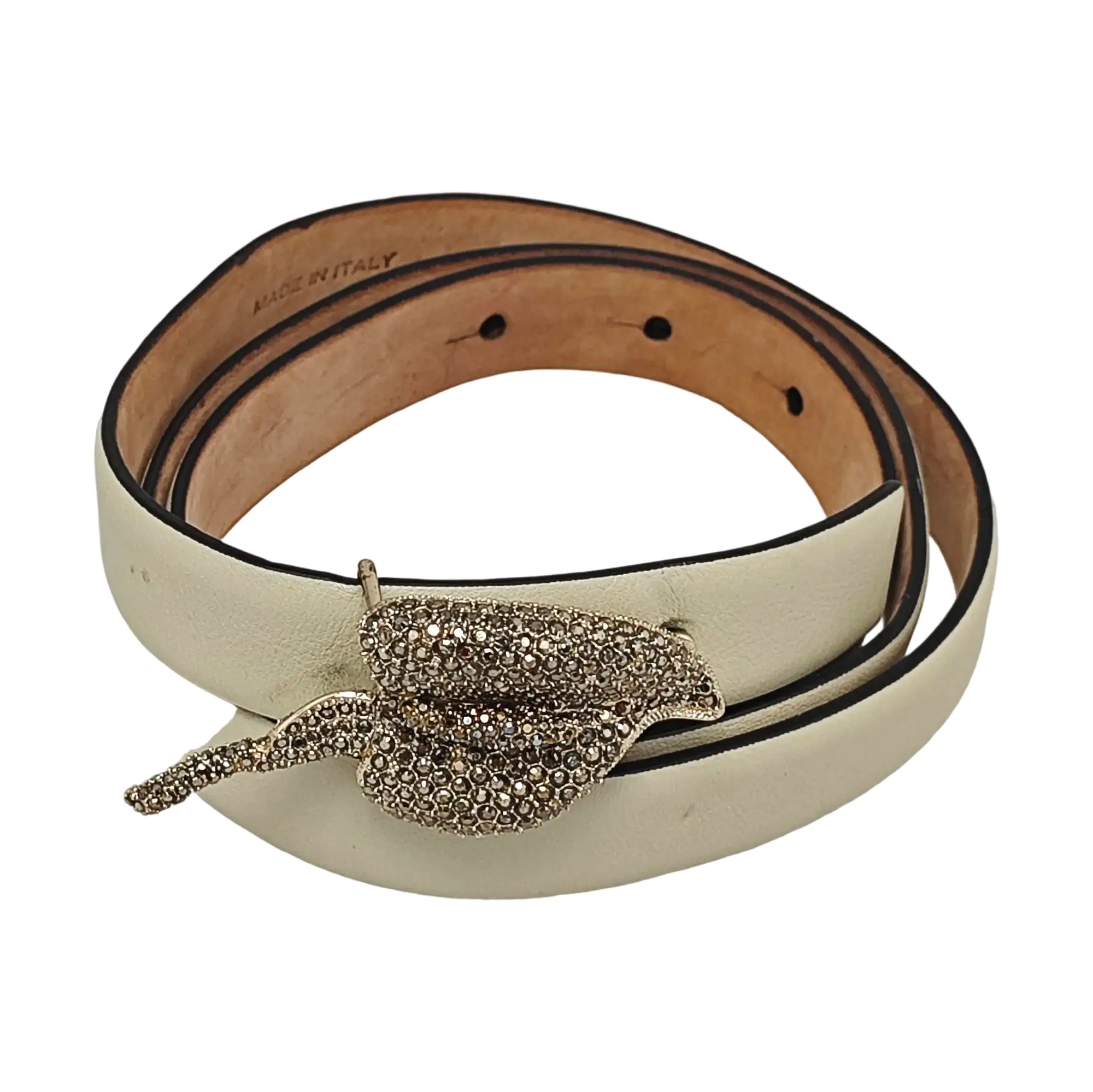Leather Belt Green